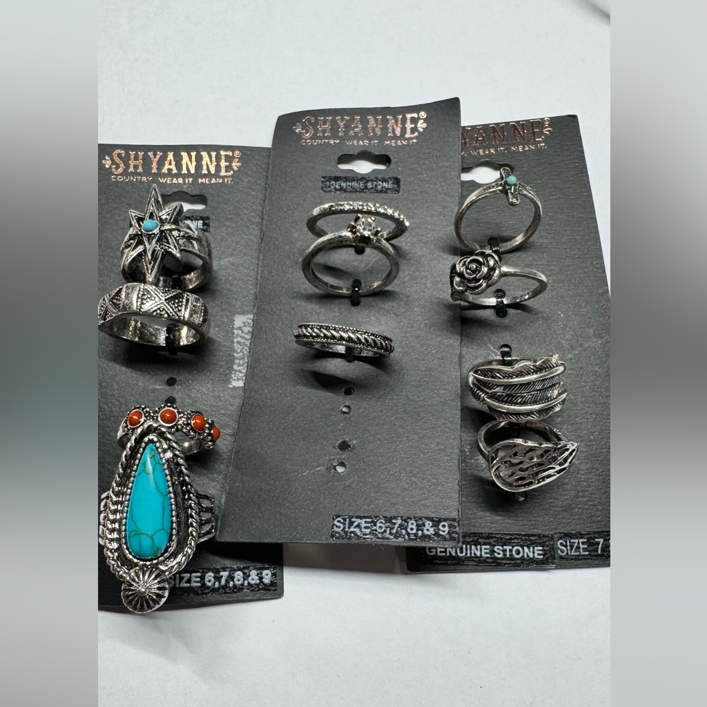 Shyanne Silver And Turquoise Ring Collection 26$